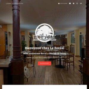 Screenshot of website leborealariege.com